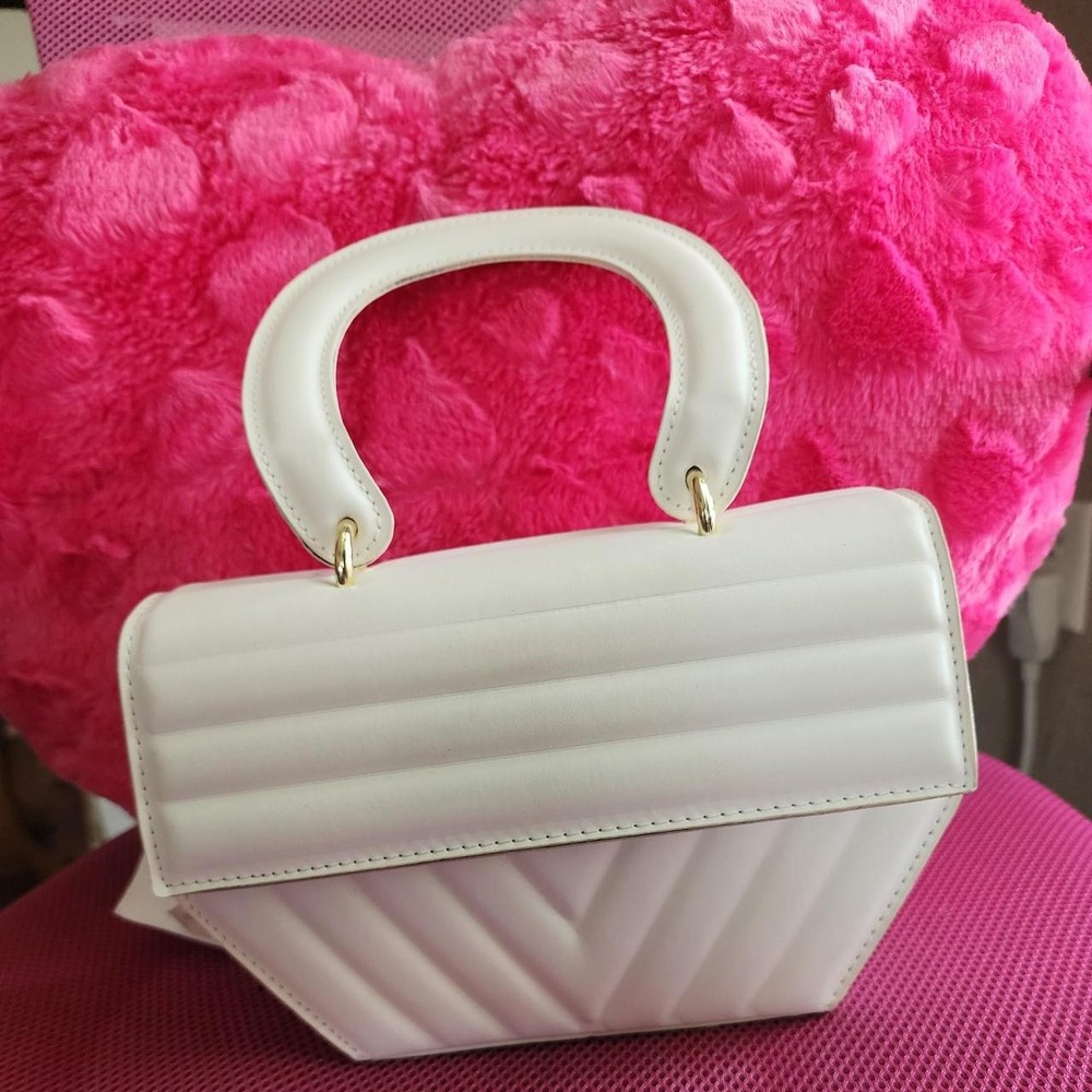 White purse